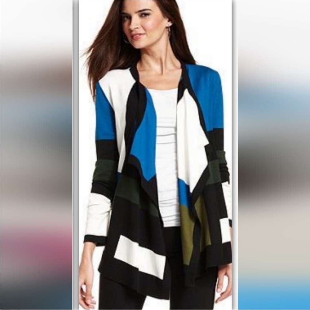 Grace Elements Colorblock Blue Black Green White … - image 1